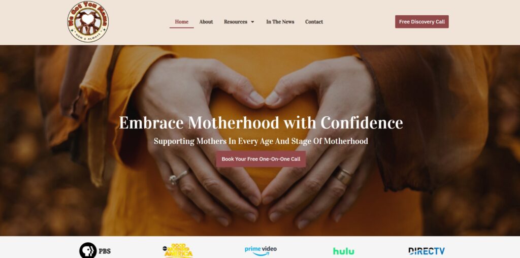we got you mama homepage