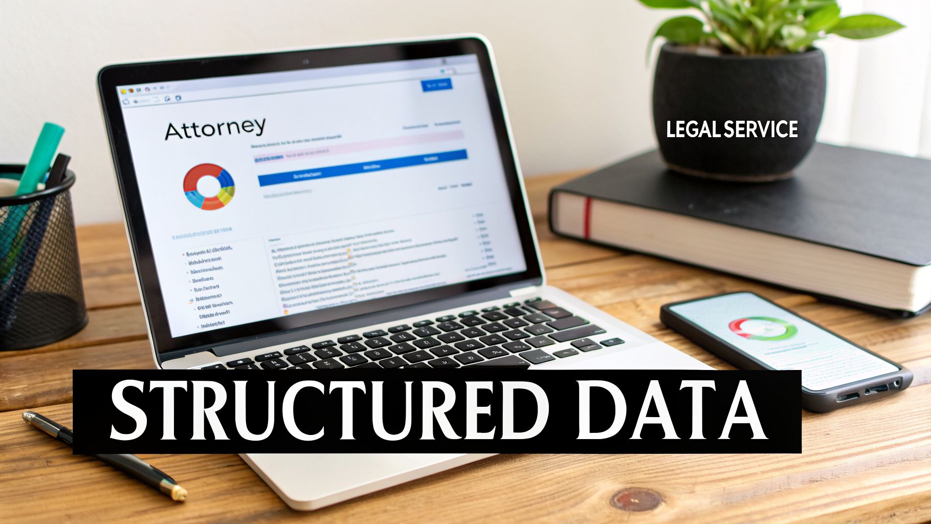 Using structured data for Attorney and LegalService schema is crucial for AI SEO for law firms.