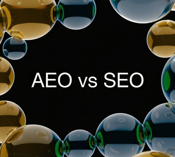 aeo-vs-seo-2026-digital-concept