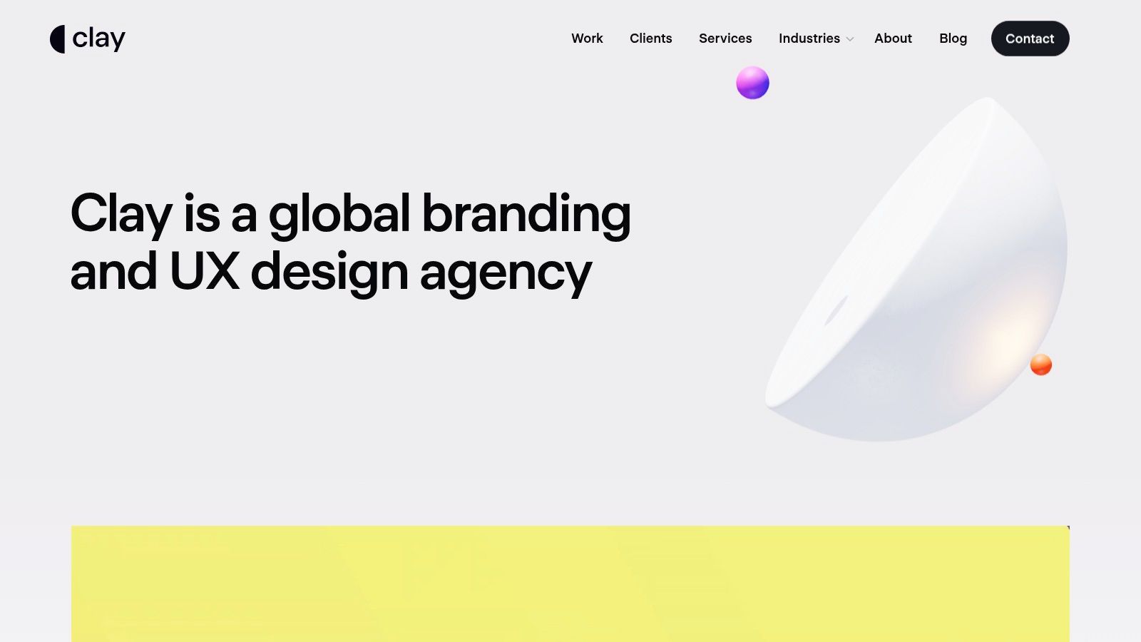 Clay top web design agencies UX branding and scalable design systems