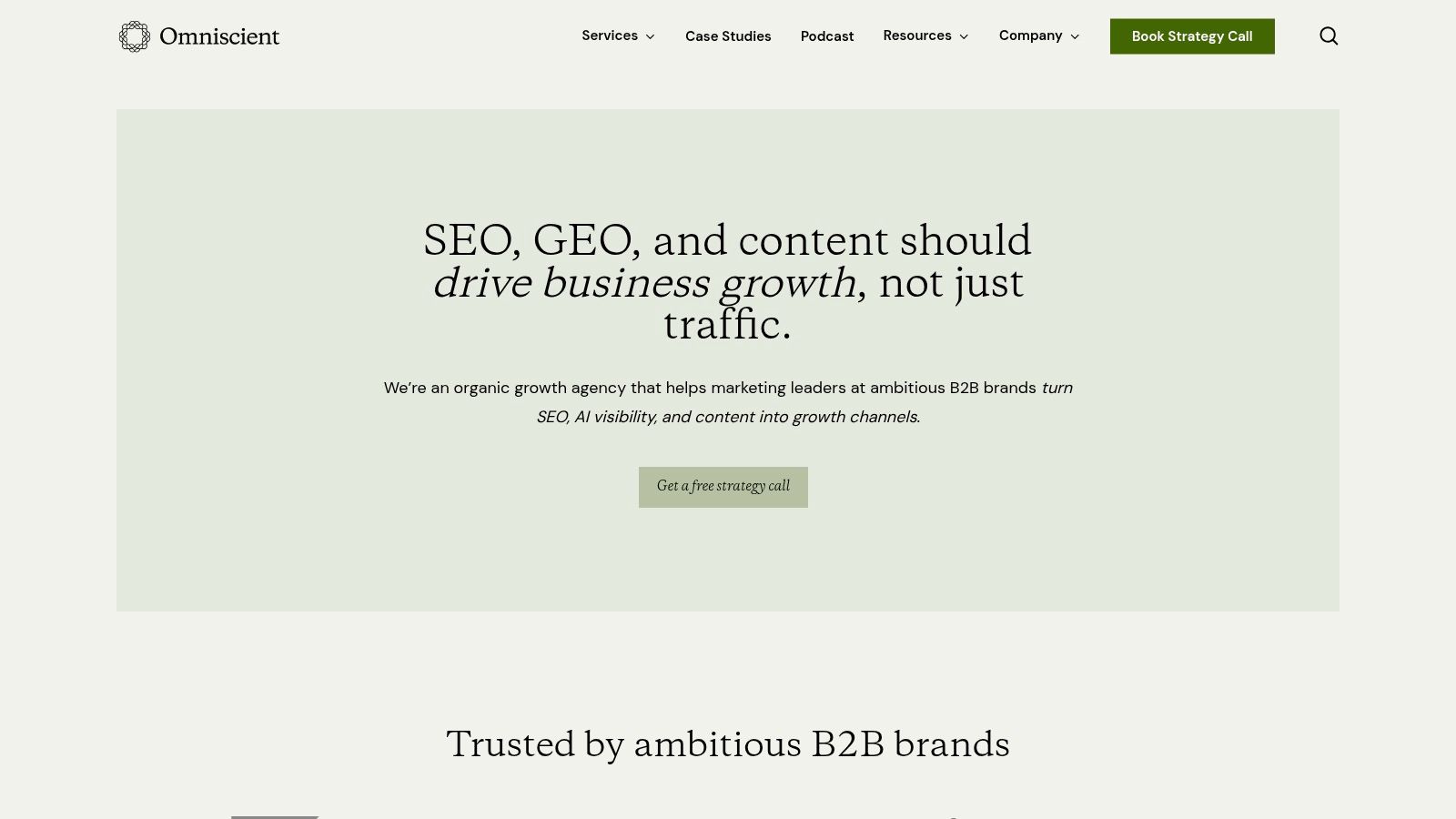 Foundation content marketing agency GEO LLM visibility distribution-first